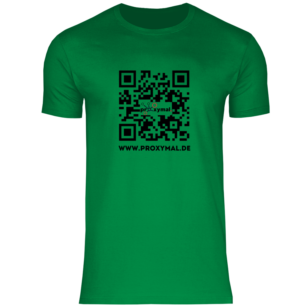 Herren T-Shirt - OR Code Webseite