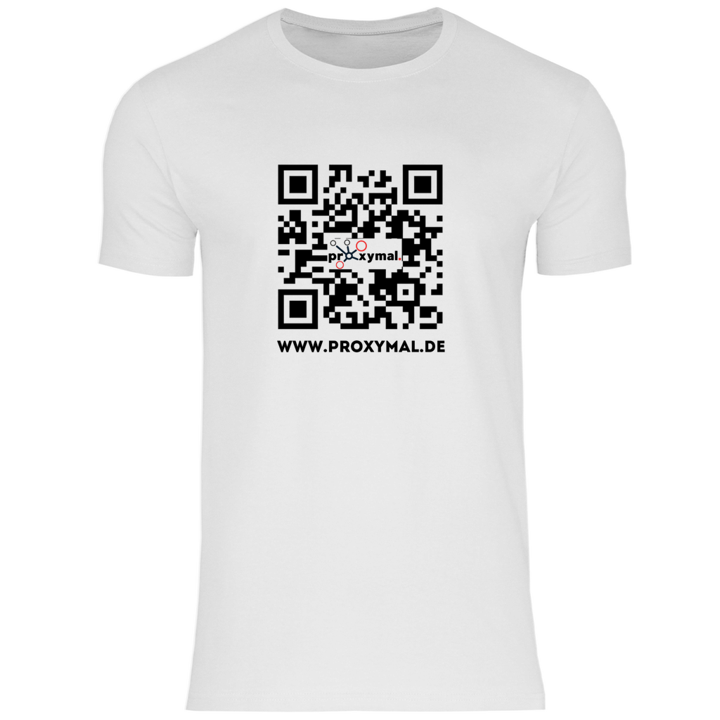 Herren T-Shirt - OR Code Webseite