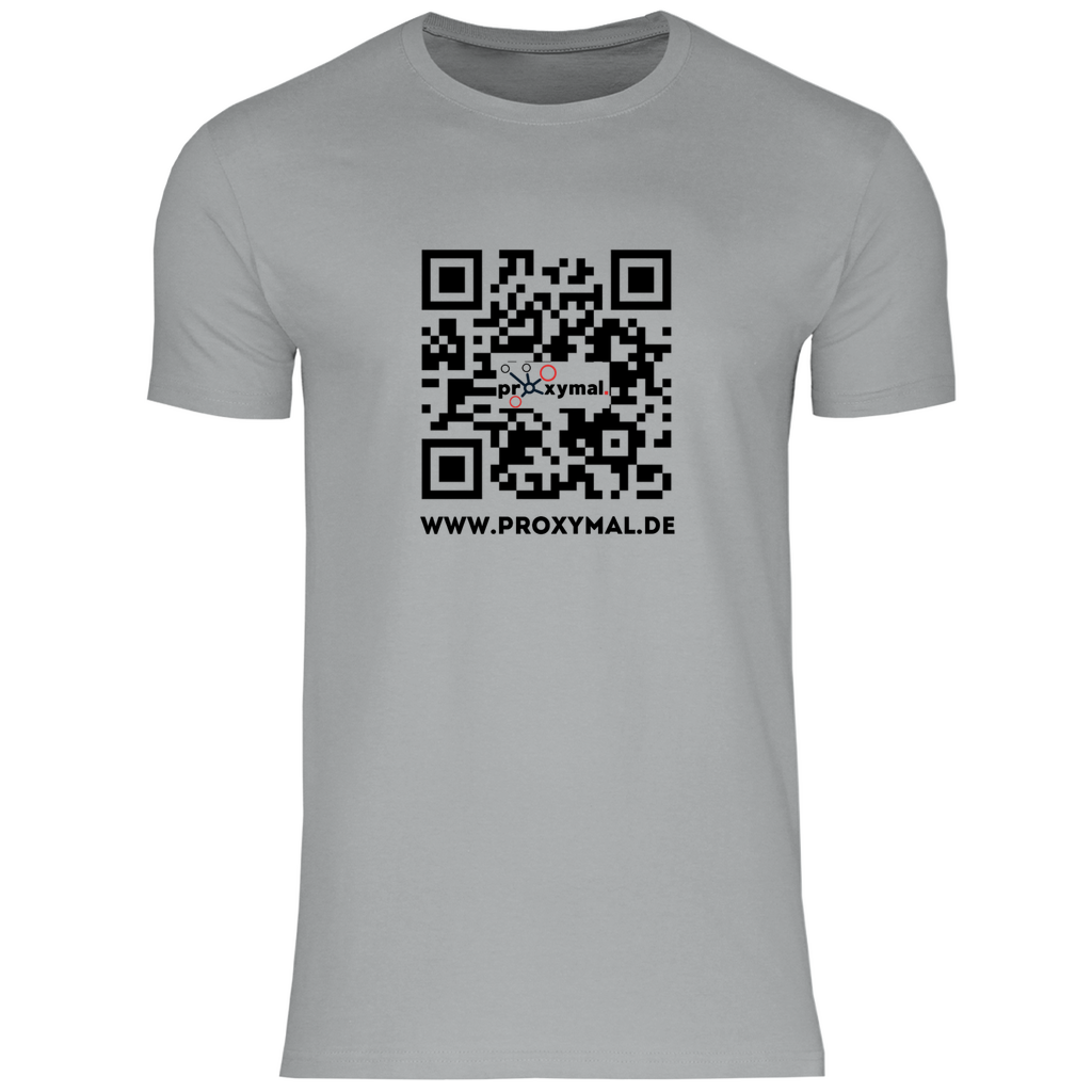 Herren T-Shirt - OR Code Webseite