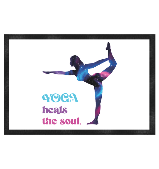 YOGA HEALS THE SOUL  - Fußmatte 60x40c