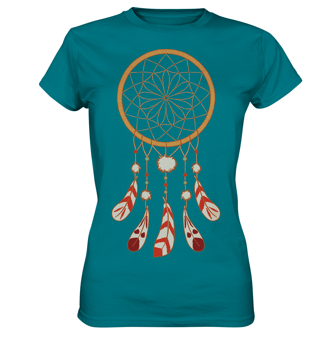 TRAUMFÄNGER - URSPRÜNGLICH INDIANISCHE SCHUTZAMULETTE - Damen T-Shirt