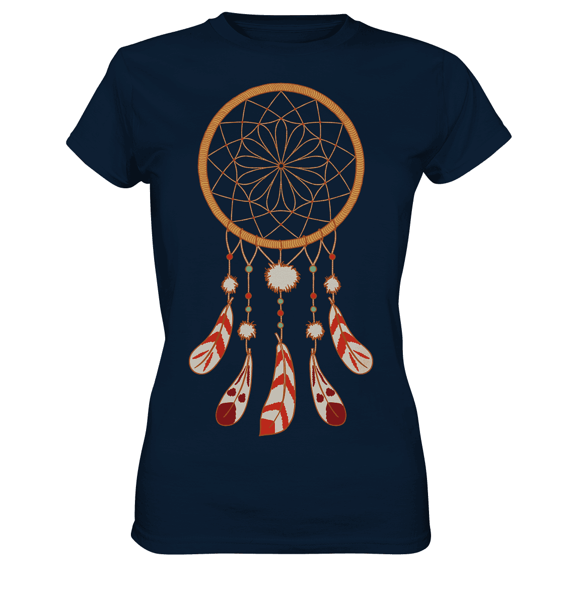 TRAUMFÄNGER - URSPRÜNGLICH INDIANISCHE SCHUTZAMULETTE - Damen T-Shirt