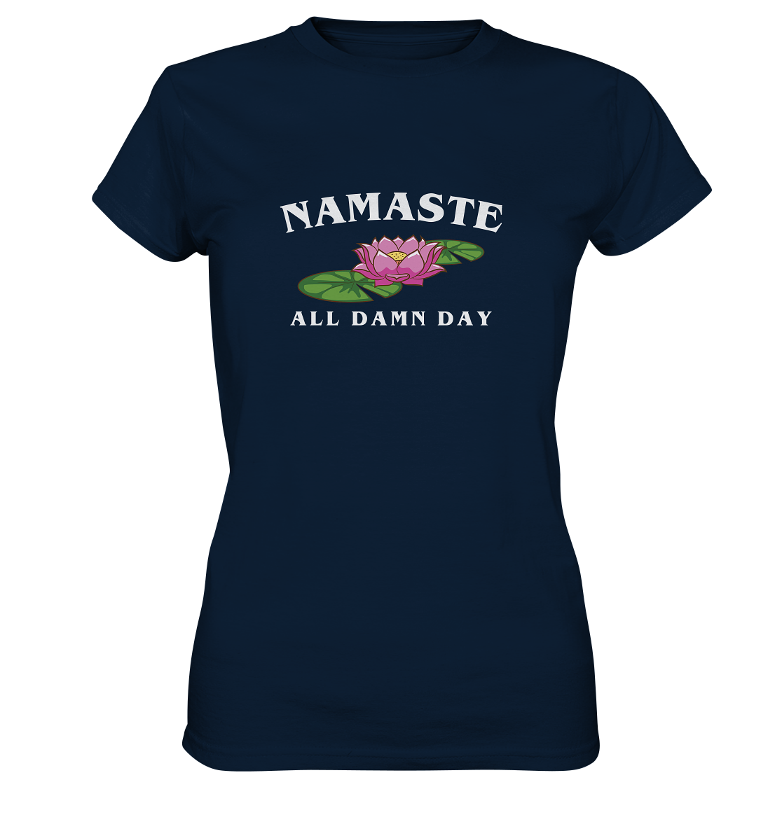 Namaste Blume - Damen T-Shirt