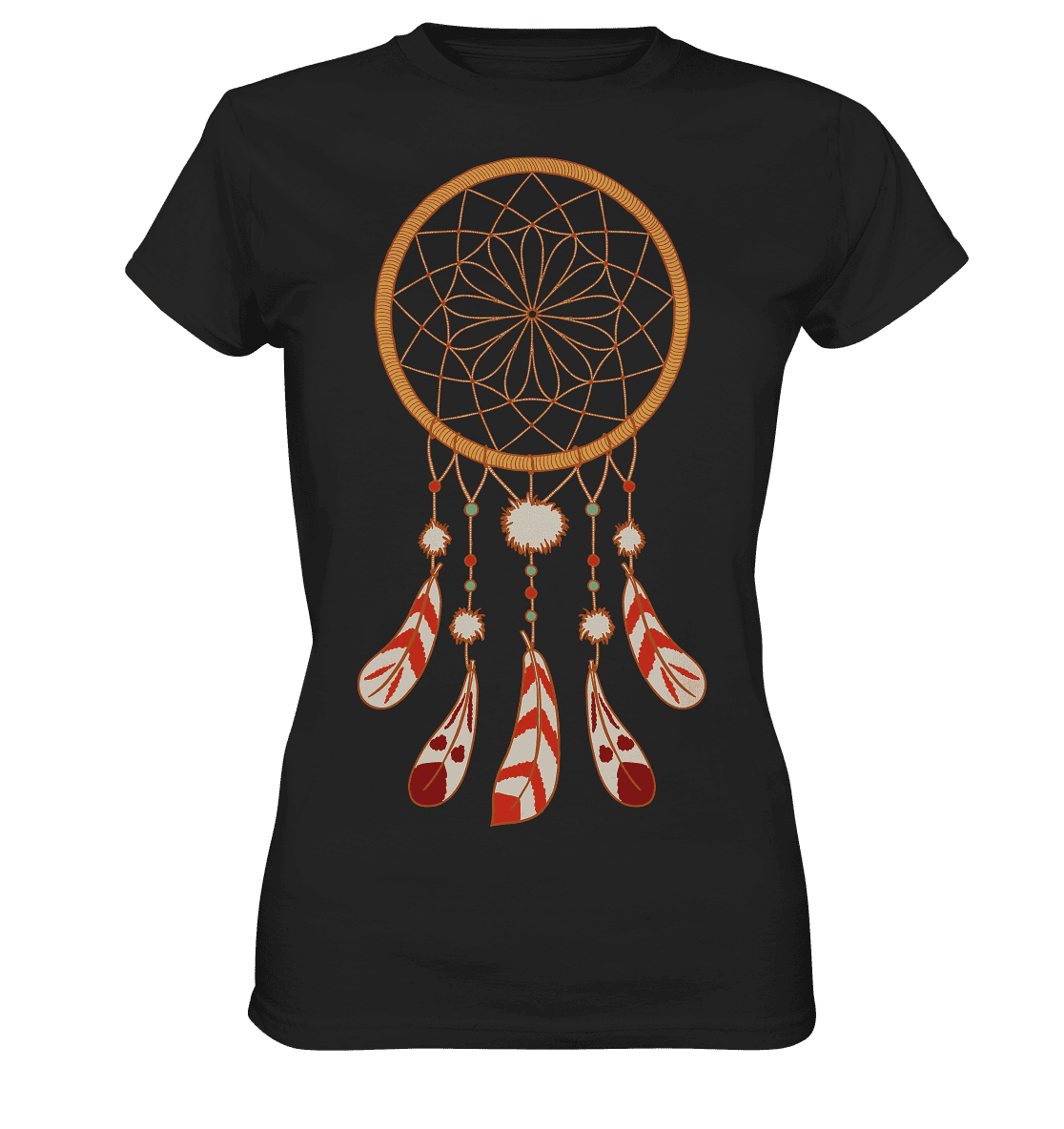 TRAUMFÄNGER - URSPRÜNGLICH INDIANISCHE SCHUTZAMULETTE - Damen T-Shirt