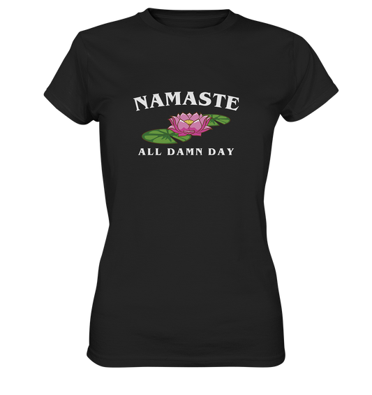 Namaste Blume - Damen T-Shirt