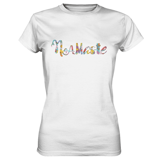 Namaste blumig - Damen T-Shirt