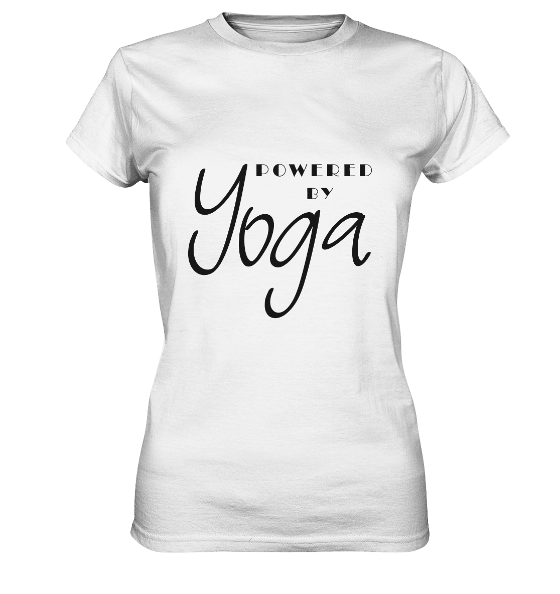 POWERED BY YOGA - Damen Premium Shirt