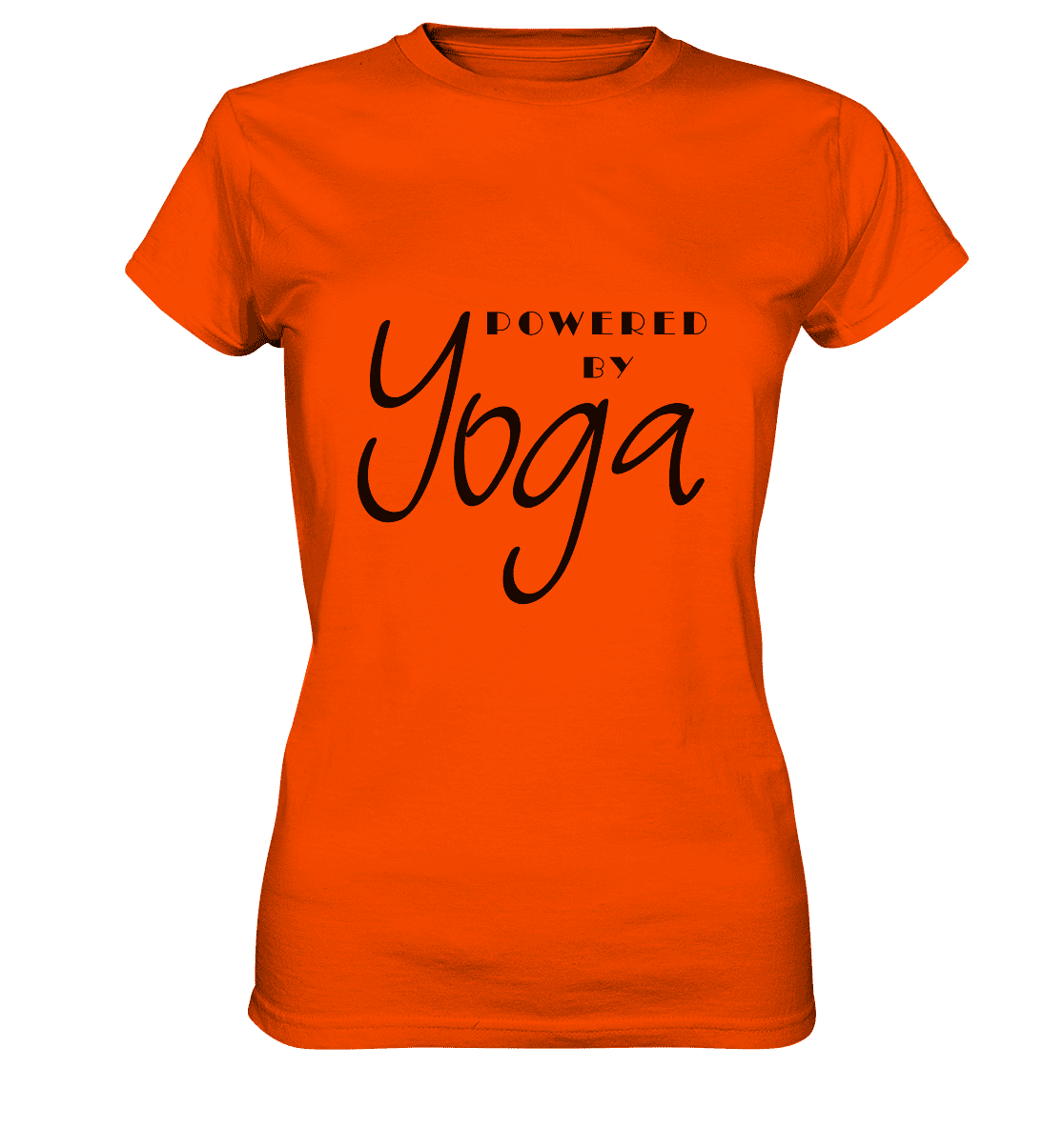 POWERED BY YOGA - Damen Premium Shirt