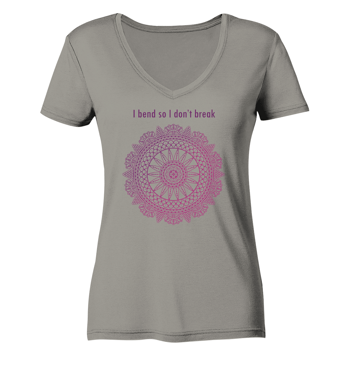 Namaste - I Blend so i don´t break - Damen V-Neck Shirt