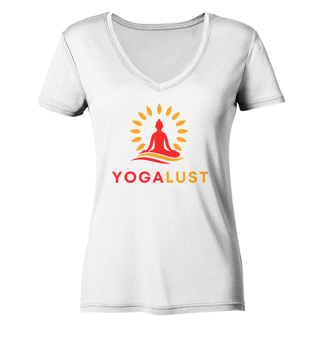 Yogalust - Damen V-Neck Shirt Bio