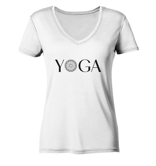 YOGA - DER EINKLANG IN RAUM UND ZEIT - Ladies V-Neck Shirt