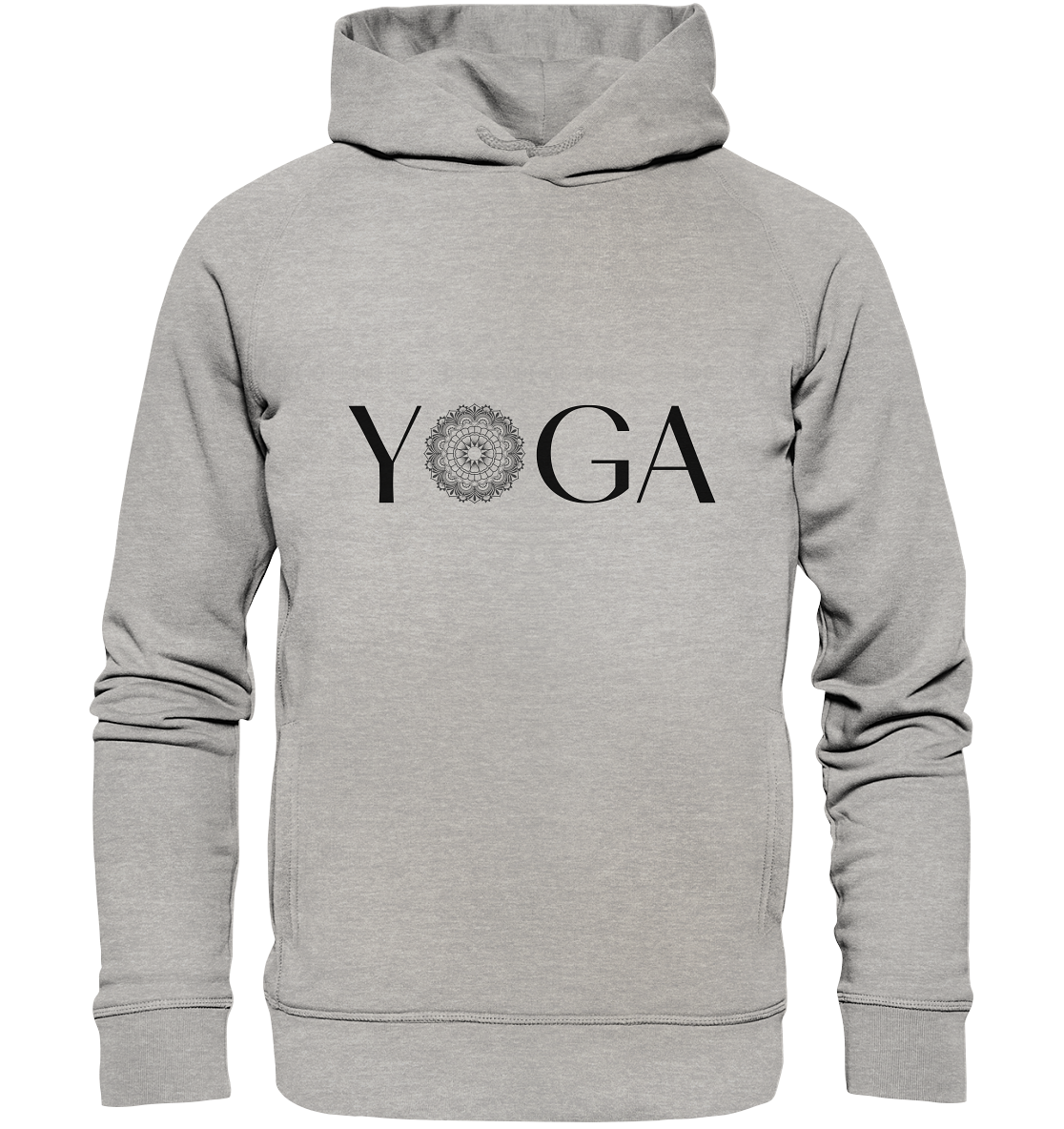 YOGA - DER EINKLANG IN RAUM UND ZEIT - UNISEX HOODIE BIO