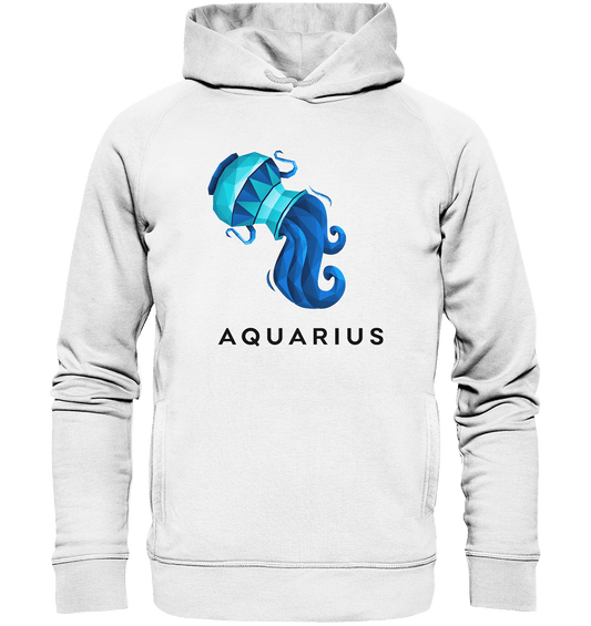 Wassermann Sternzeichen (Aquarius)   - Organic Fashion Hoodie