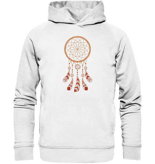 TRAUMFÄNGER - URSPRÜNGLICH INDIANISCHE SCHUTZAMULETTE  - Unisex Hoodie Bio