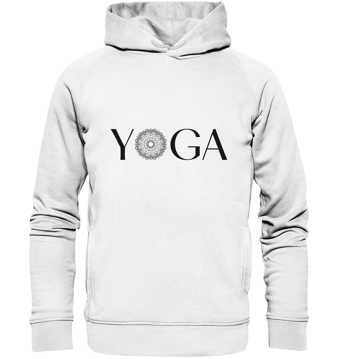 YOGA - DER EINKLANG IN RAUM UND ZEIT - UNISEX HOODIE BIO