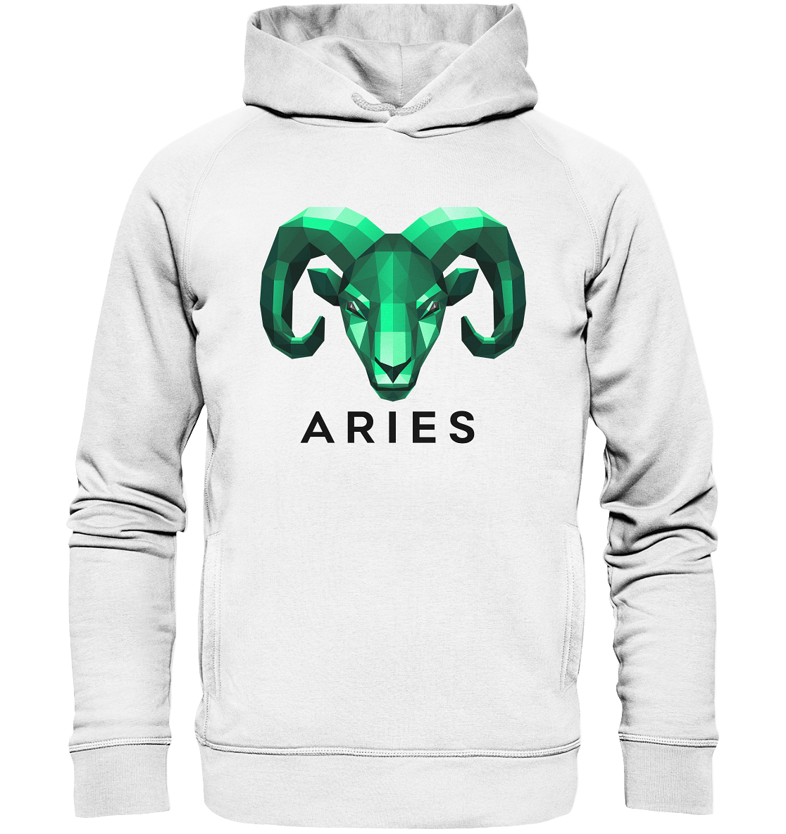 Widder Sternzeichen (Aries)  - Organic Fashion Hoodie