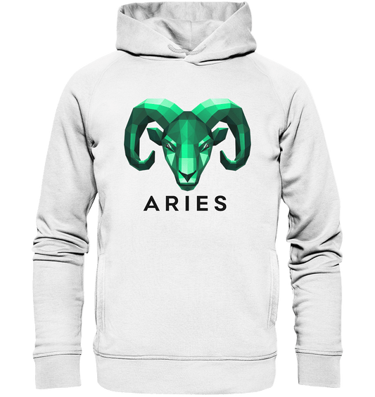 Widder Sternzeichen (Aries)  - Organic Fashion Hoodie