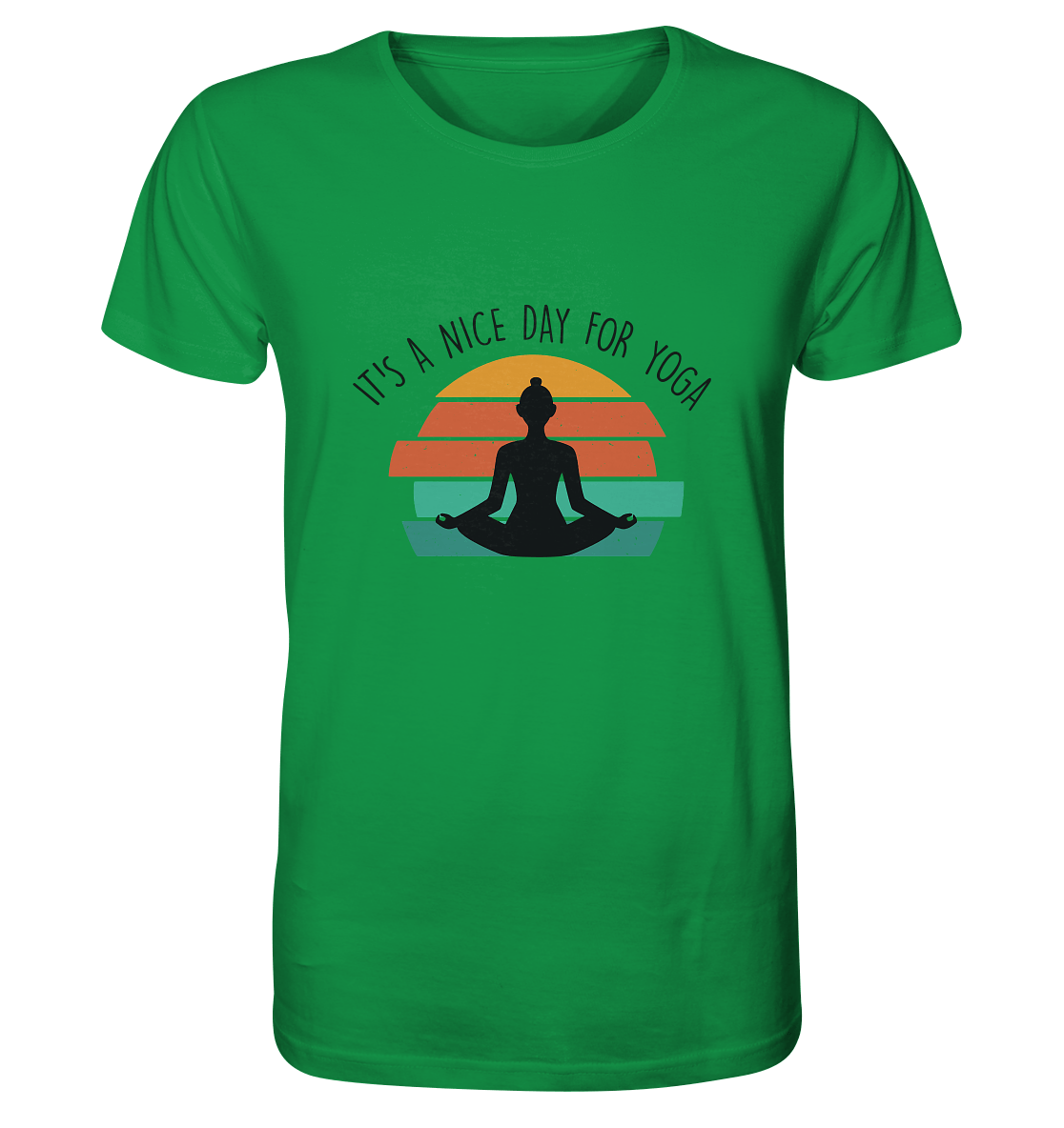 Jeden Tag Yoga - Herren T-Shirt Bioqualität