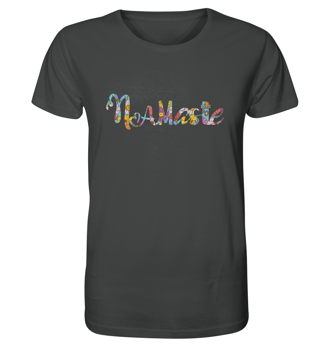 Namaste blumig - Herren T-Shirt Bioqualität