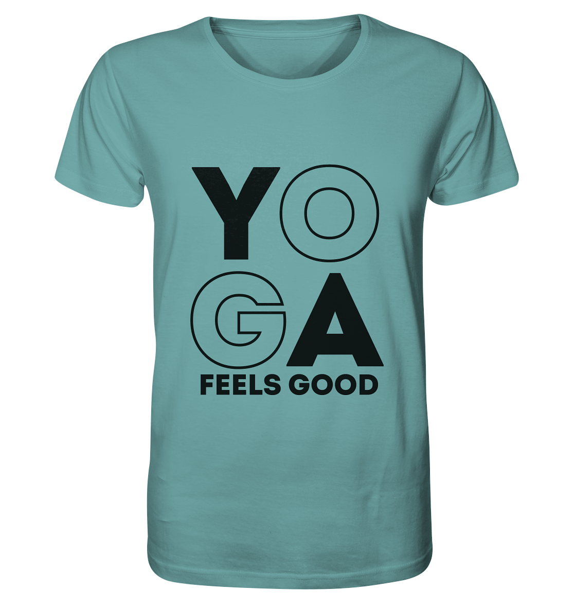 Yoga Feels Good - Herren T-Shirt Bioqualität