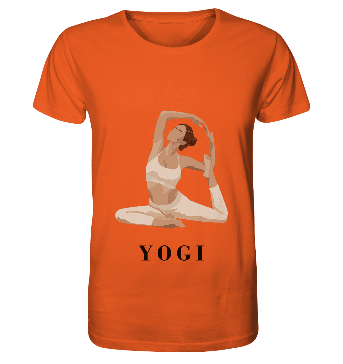 FLEXIBEL SEIN MIT YOGA  - Herren T-Shirt Bioqualität