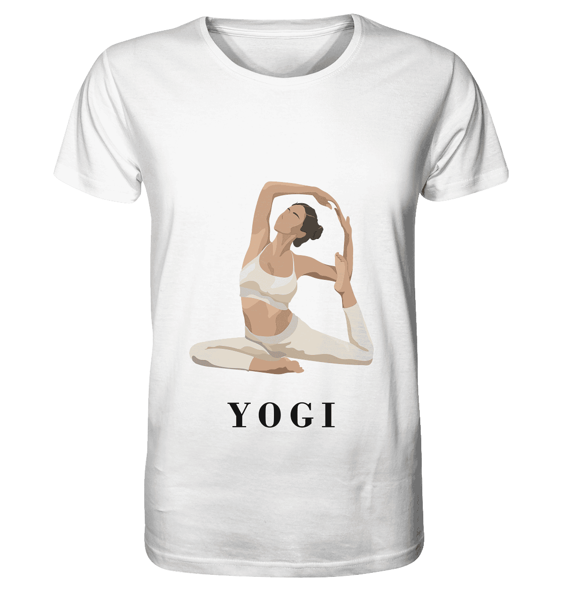 FLEXIBEL SEIN MIT YOGA  - Herren T-Shirt Bioqualität