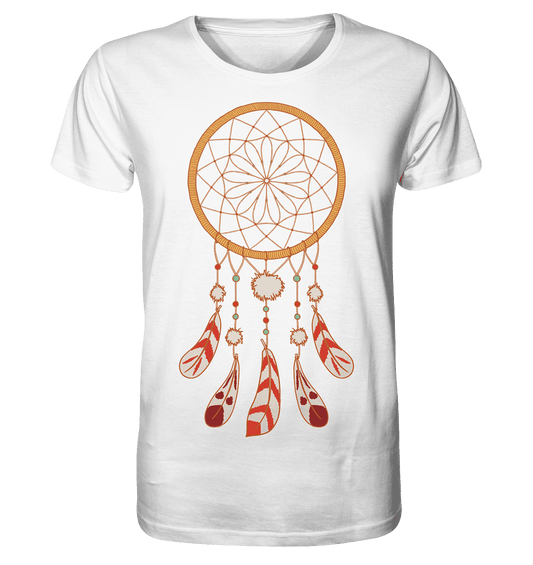 TRAUMFÄNGER - URSPRÜNGLICH INDIANISCHE SCHUTZAMULETTE Herren T-Shirt Bioqualität