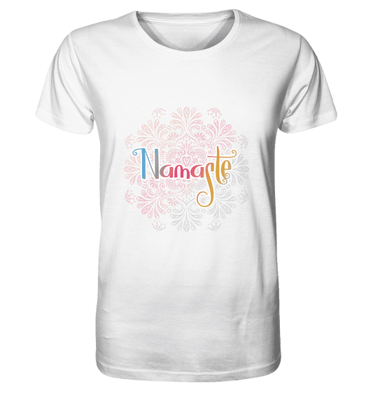 Namaste - für deinen Entspannten Tag Herren T-Shirt Bioqualität