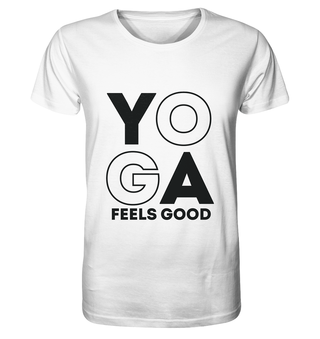 Yoga Feels Good - Herren T-Shirt Bioqualität