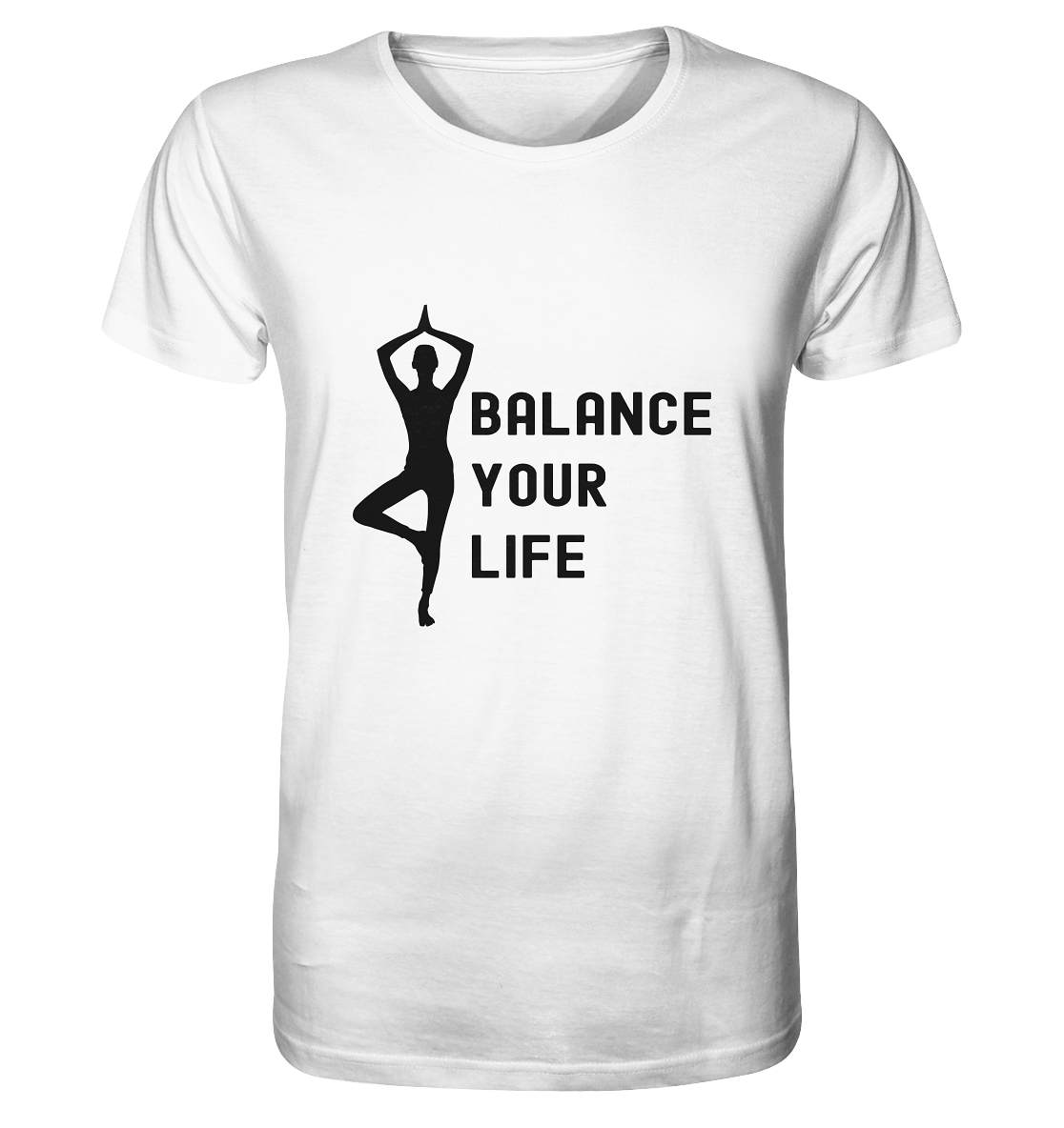 Yoga & Balance - Herren T-Shirt Bioqualität