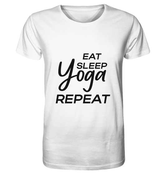 ESSEN, SCHLAFE & YOGA UND DANN WIEDERHOLEN - Herren T-Shirt