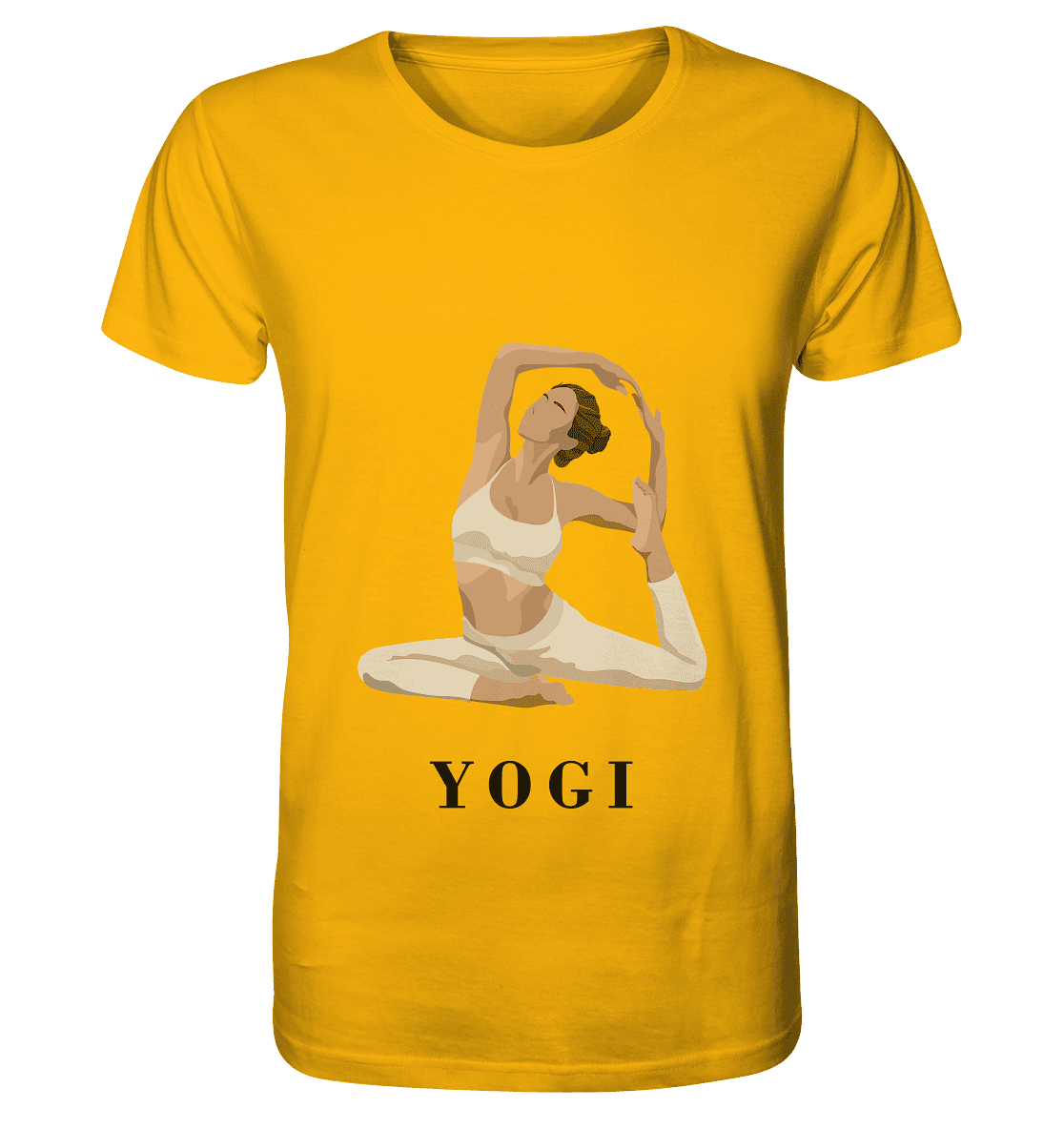 FLEXIBEL SEIN MIT YOGA  - Herren T-Shirt Bioqualität