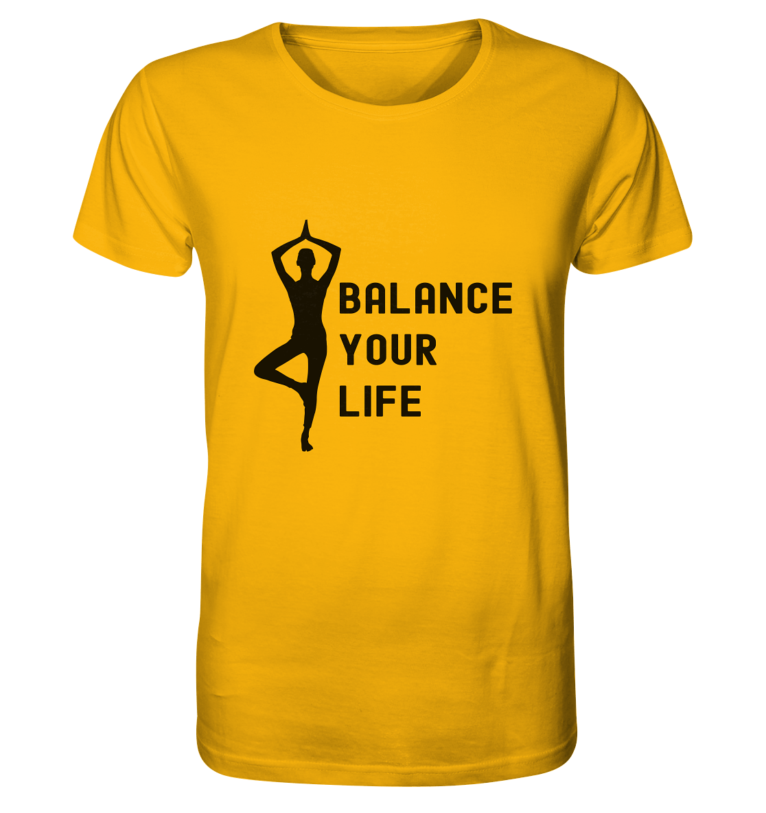 Yoga & Balance - Herren T-Shirt Bioqualität