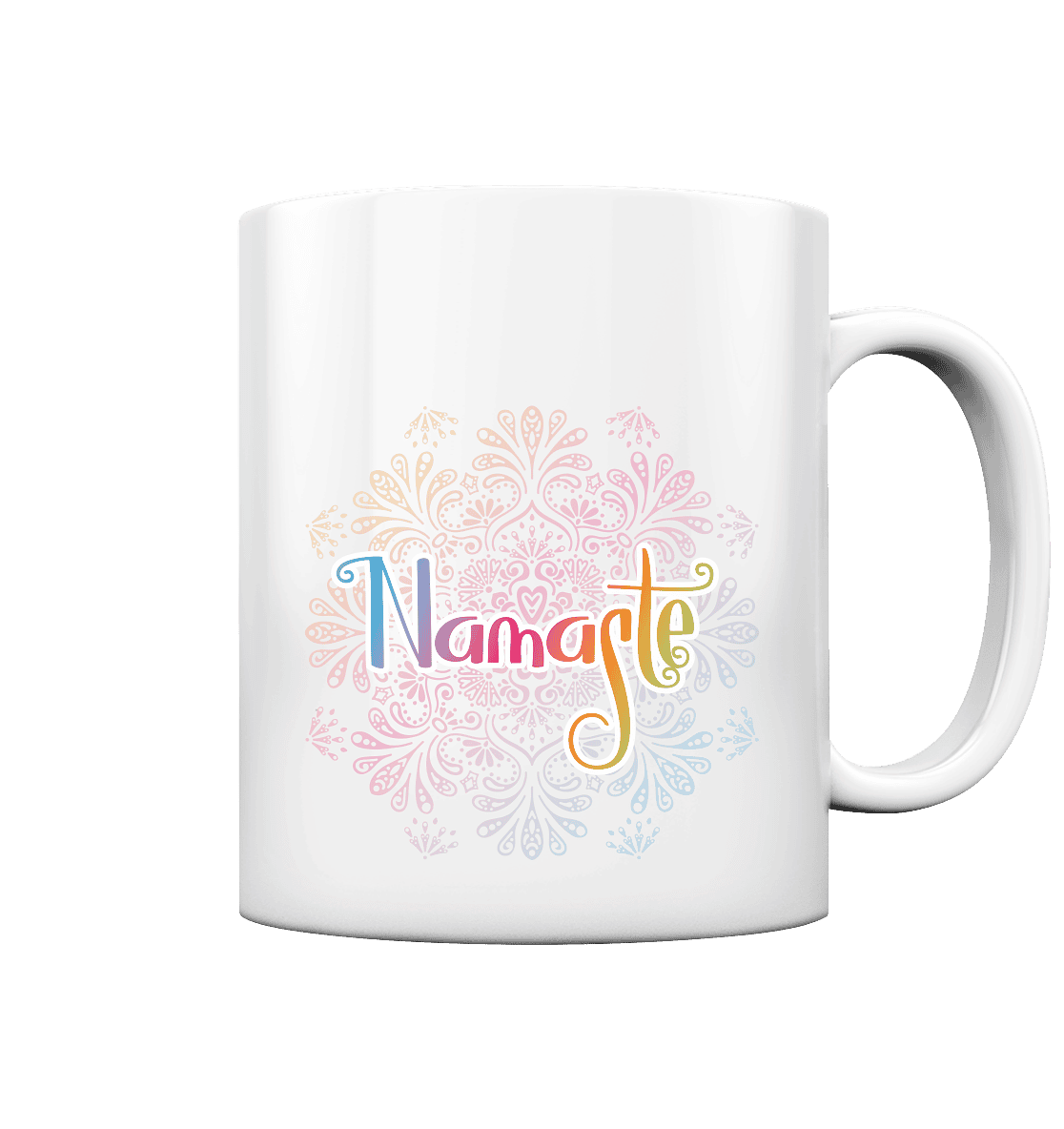 Namaste - für deinen Entspannten Tag - Tasse glossy