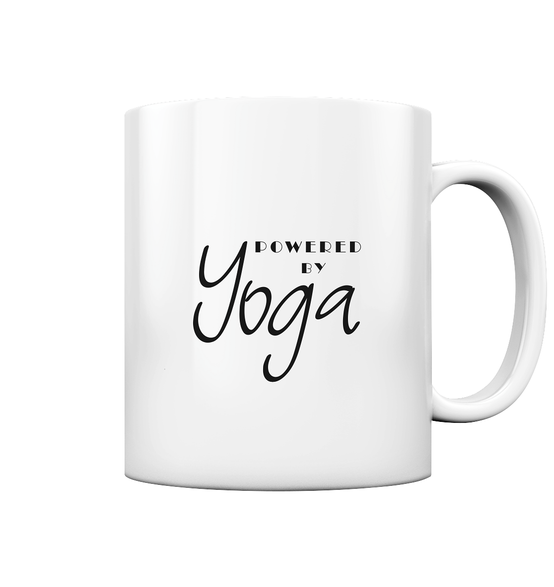 POWERED BY YOGA - Tasse glossy