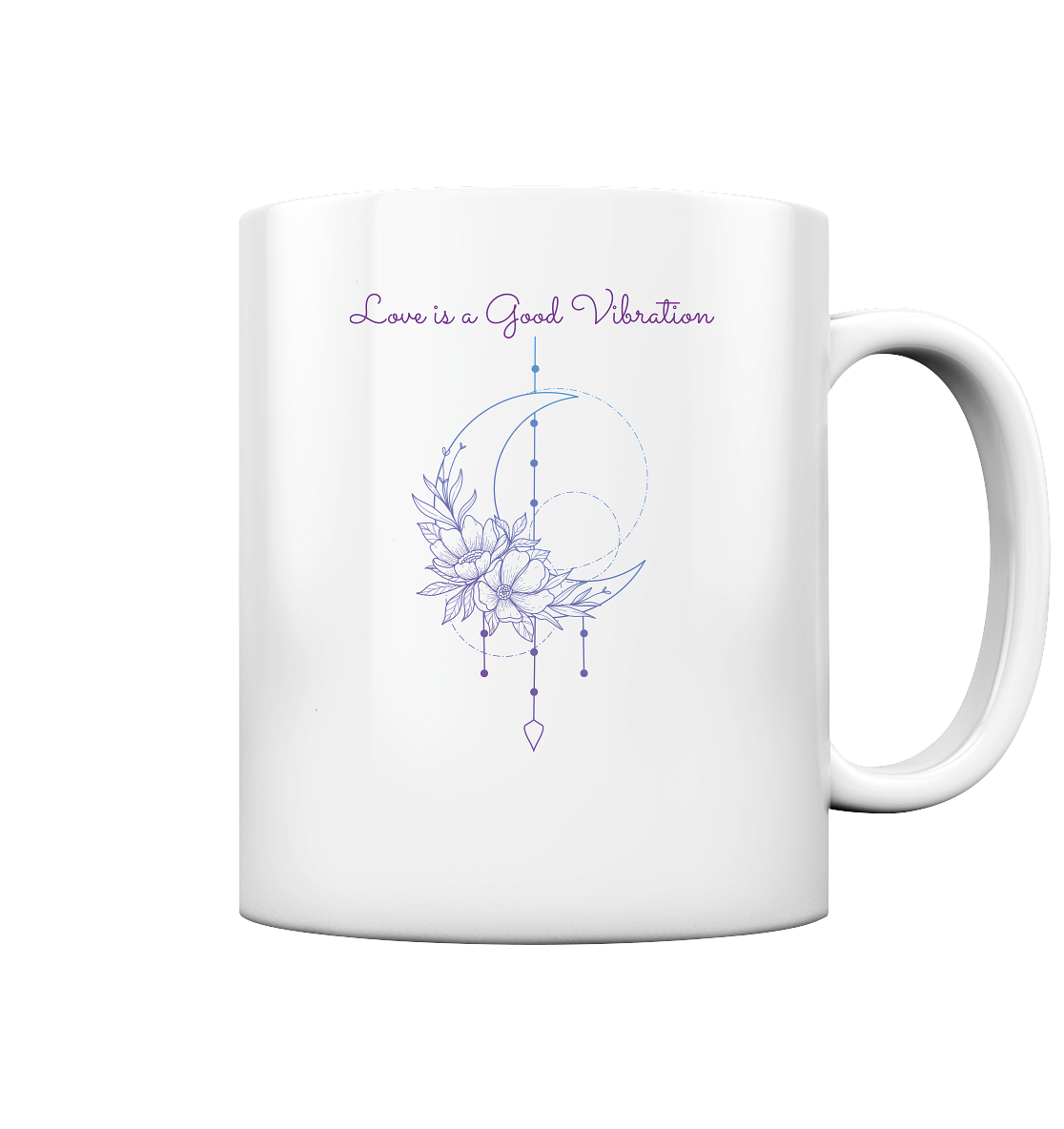 LOVE IS A GOOD VIBRATION  - Tasse glossy