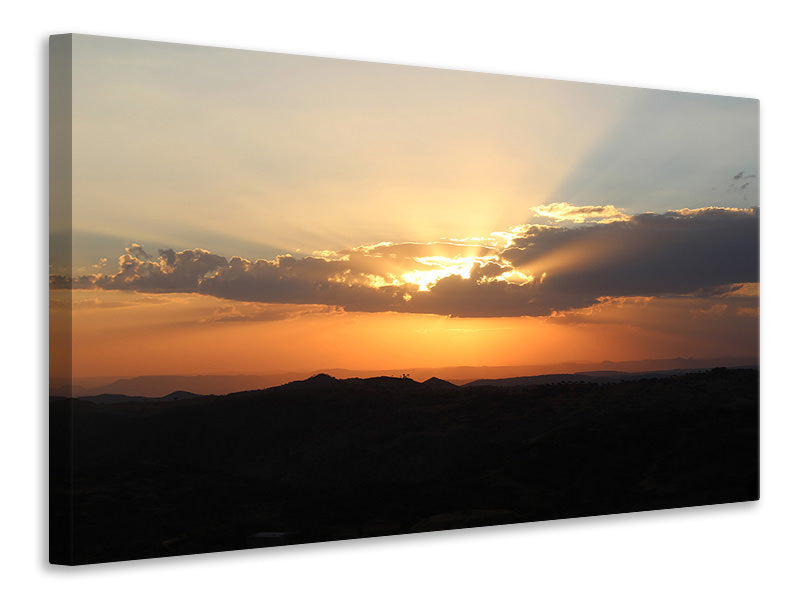 Leinwandbild Der Horizont von Afrika