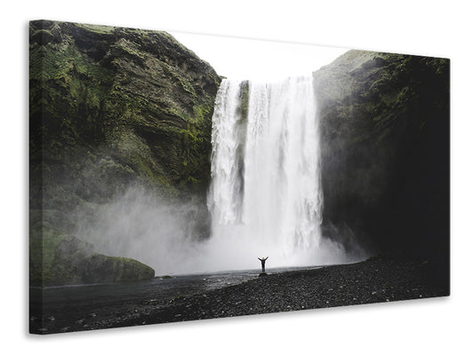 Leinwandbild Spektakulärer Wasserfall