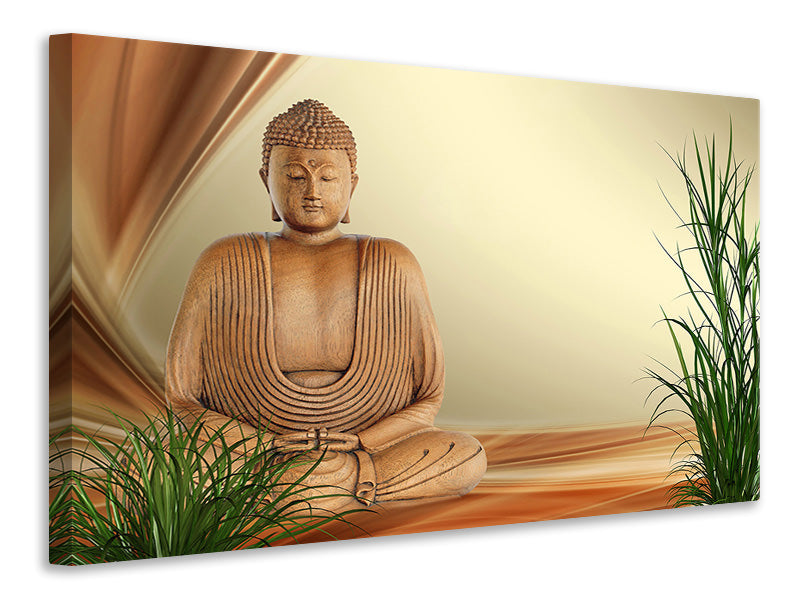 Leinwandbild XL Buddha